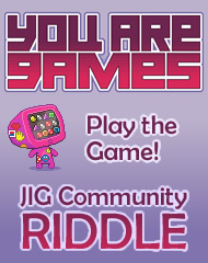 You Are Games: JIG Community Riddle