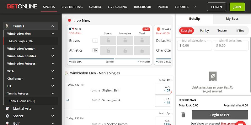 BetOnline -- Overall Best TX Sportsbook