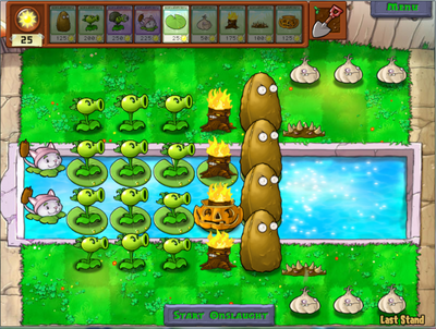 Plants Vs. Zombies: The Last Stand Arcade Game