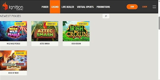 Ignition Casino online gambling site