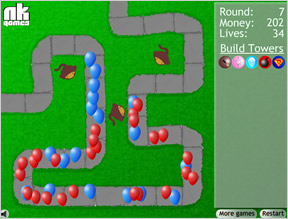 Bloons Tower Defense games 