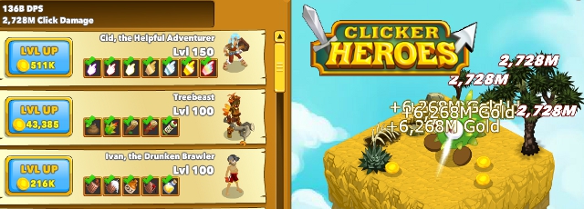 clicker heroes hero level calculator