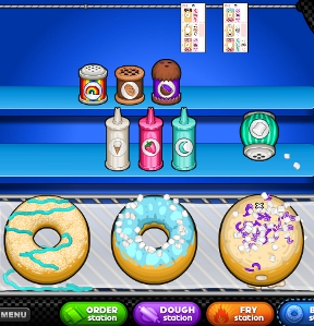 Papa's Donuteria - Game Preview (First Day Tutorial) 