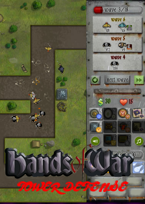 Hands of War Tower Defense