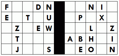 Letters in Boxes #15 - Puzzle 1