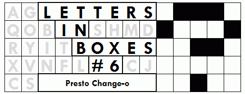 Letters in Boxes #6