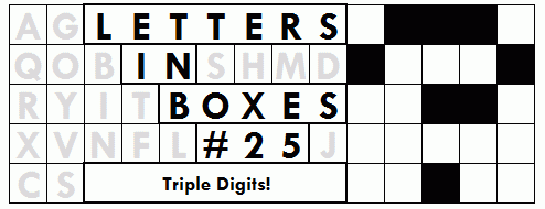 Letters in Boxes #25
