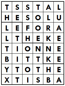 Letters in Boxes #13 - Puzzle 1