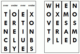 Letters in Boxes #21 - Puzzle 1