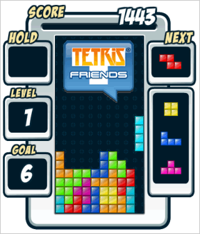 Tetris with shop friend