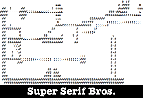 Super Serif Bros.