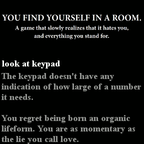 You Find Yourself in a Room