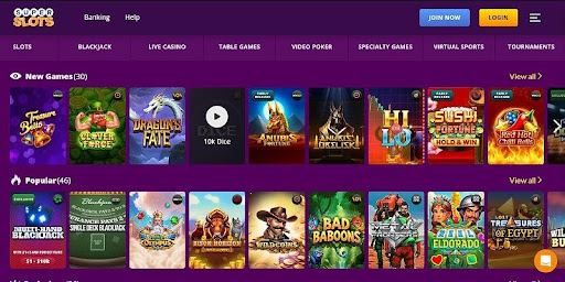 Super Slots online casino site
